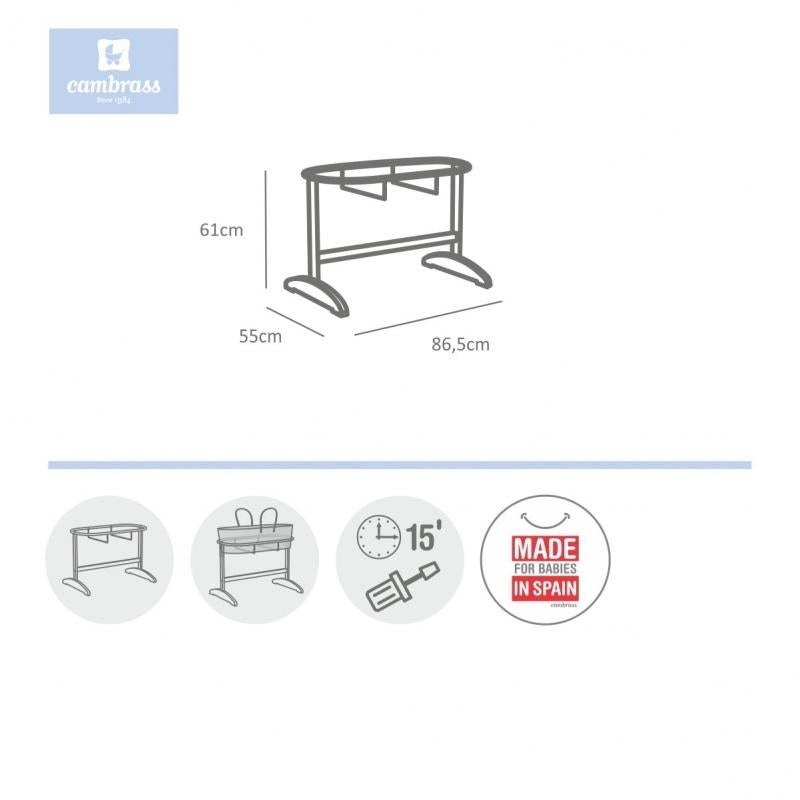 Portamosaico in legno Nidus Liscio Cambrass