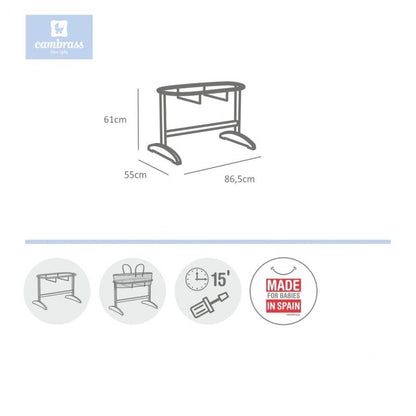Portamosaico in legno Nidus Liscio Cambrass