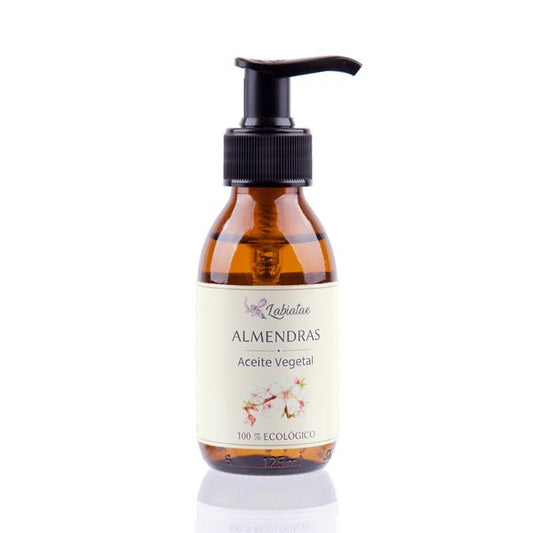 Organic Labiatae Almond Oil (Prunus Dulci) with dispenser 125 ml