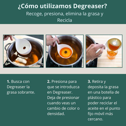 Cuillère dégraissante Degreaser Tierra orange