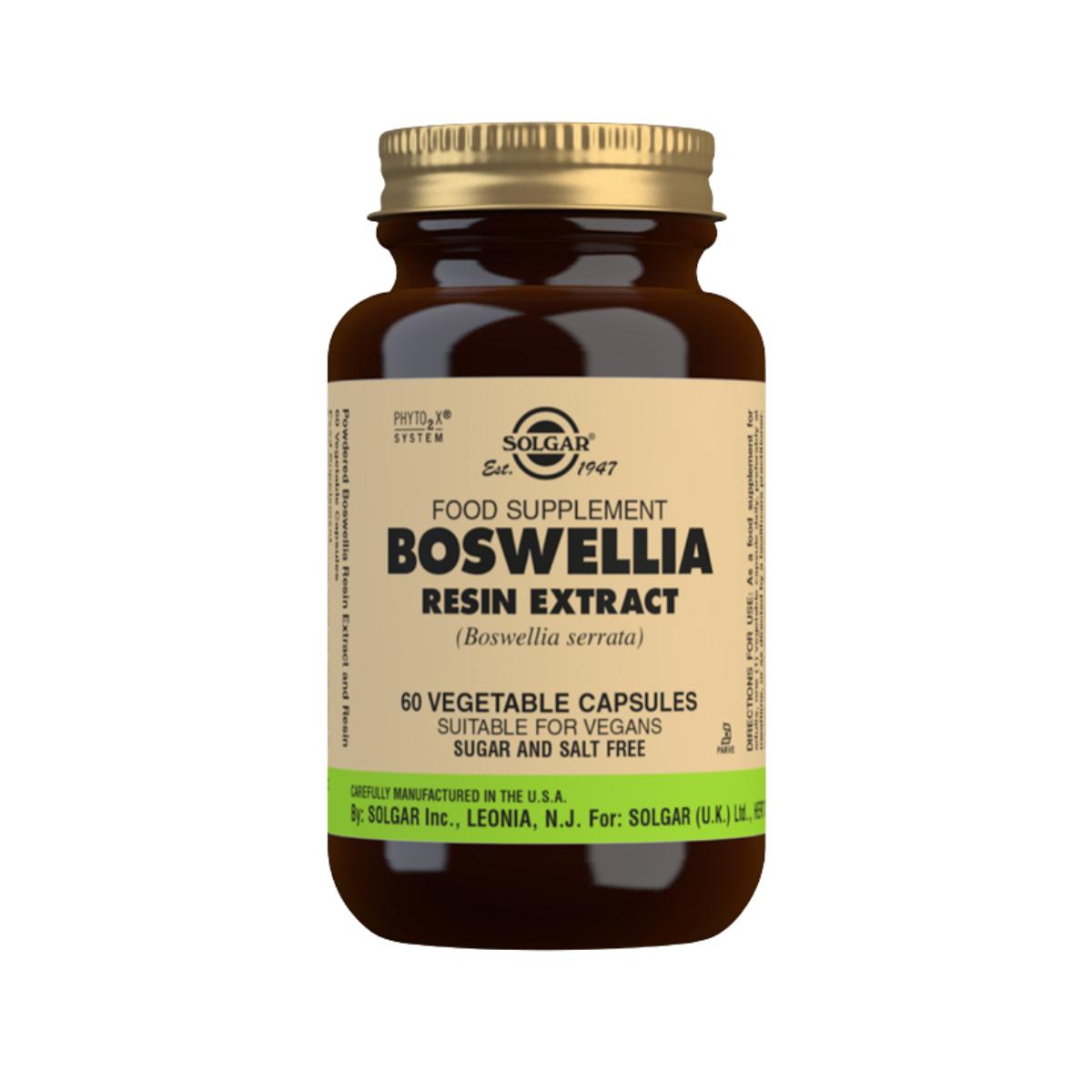 Solgar Boswellia Resin Extract, 60 capsules