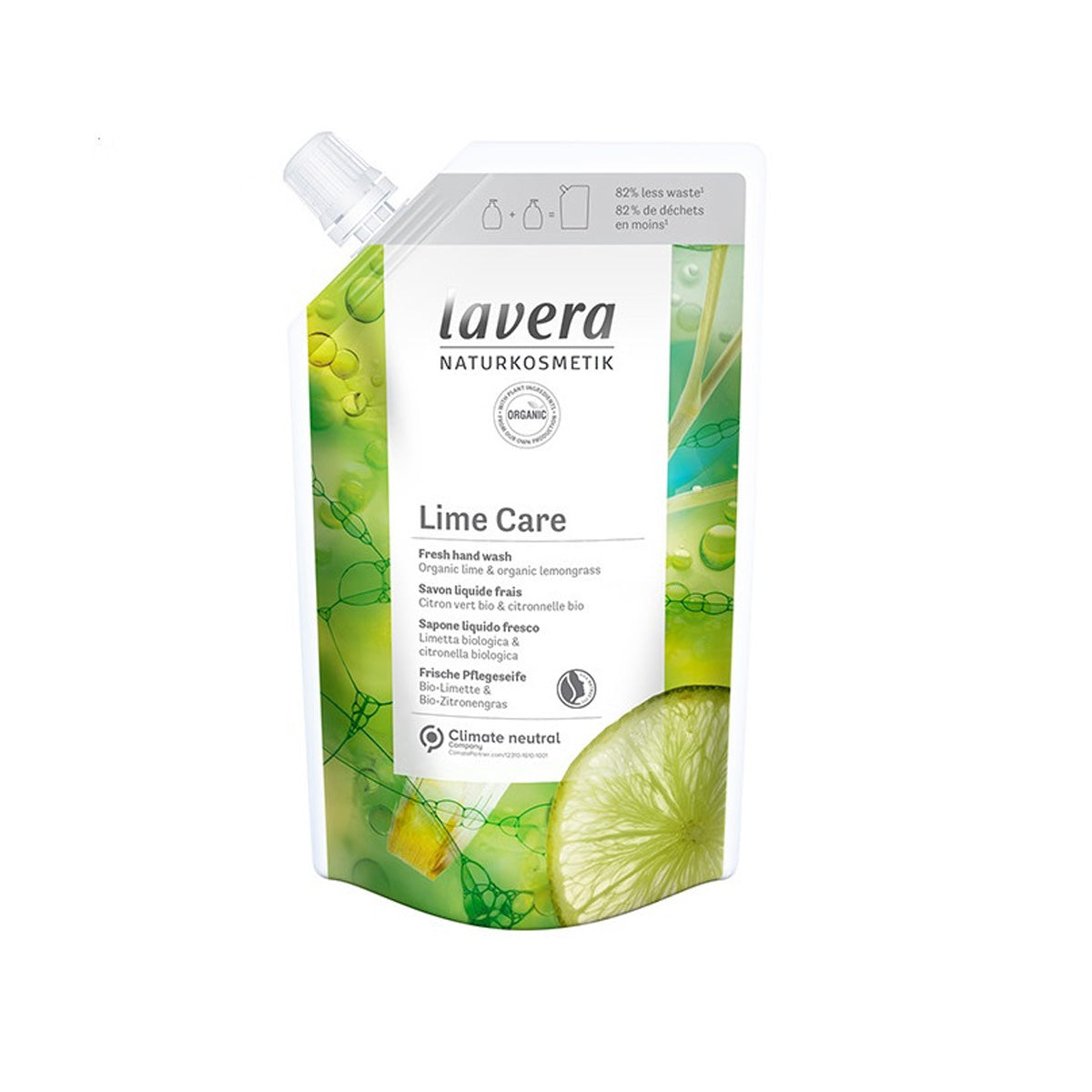 Ricarica sapone mani al lime fresco Lavera  250 ml