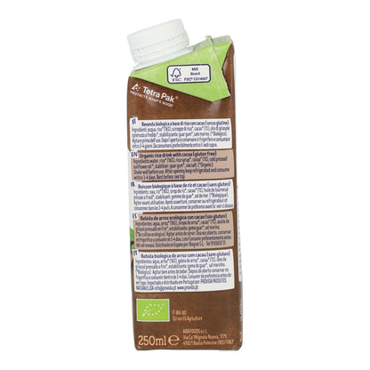 Mini boisson au riz et au cacao BIO Isola Bio 250 ml