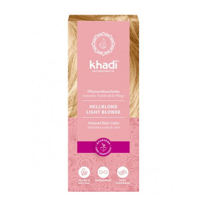 Khadi natural light blonde hair dye
