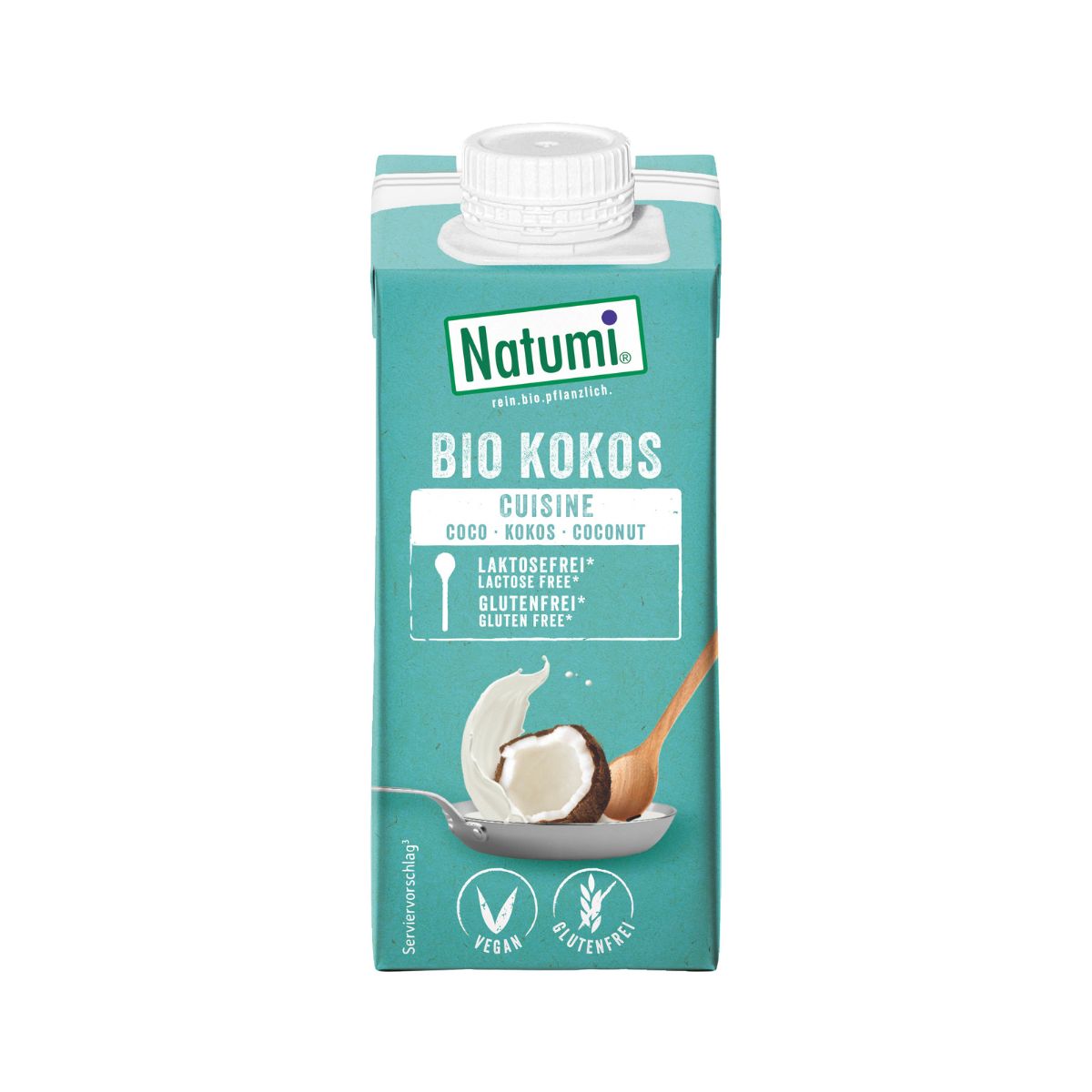 Kokosbaserad matlagningskräm Natumi, 200 ml