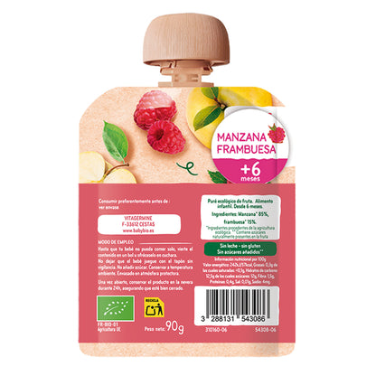 Pack mixte de sachets de fruits bio (à partir de 6 mois) babybio