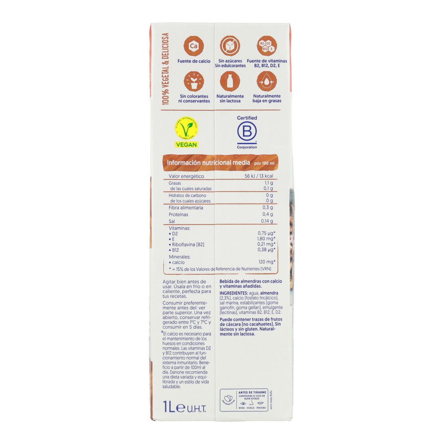 Alpro Amandeldrank zonder suiker 1 liter