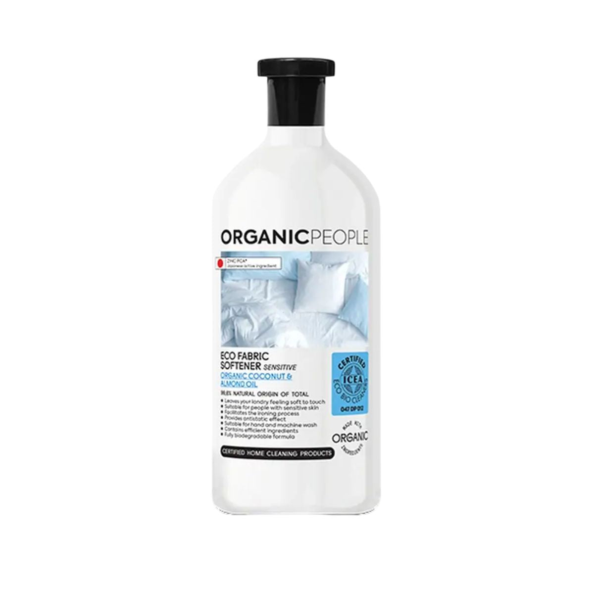 Ammorbidente ECO Olio di cocco e olio di mandorle biologici, Organic People, 1000 ml