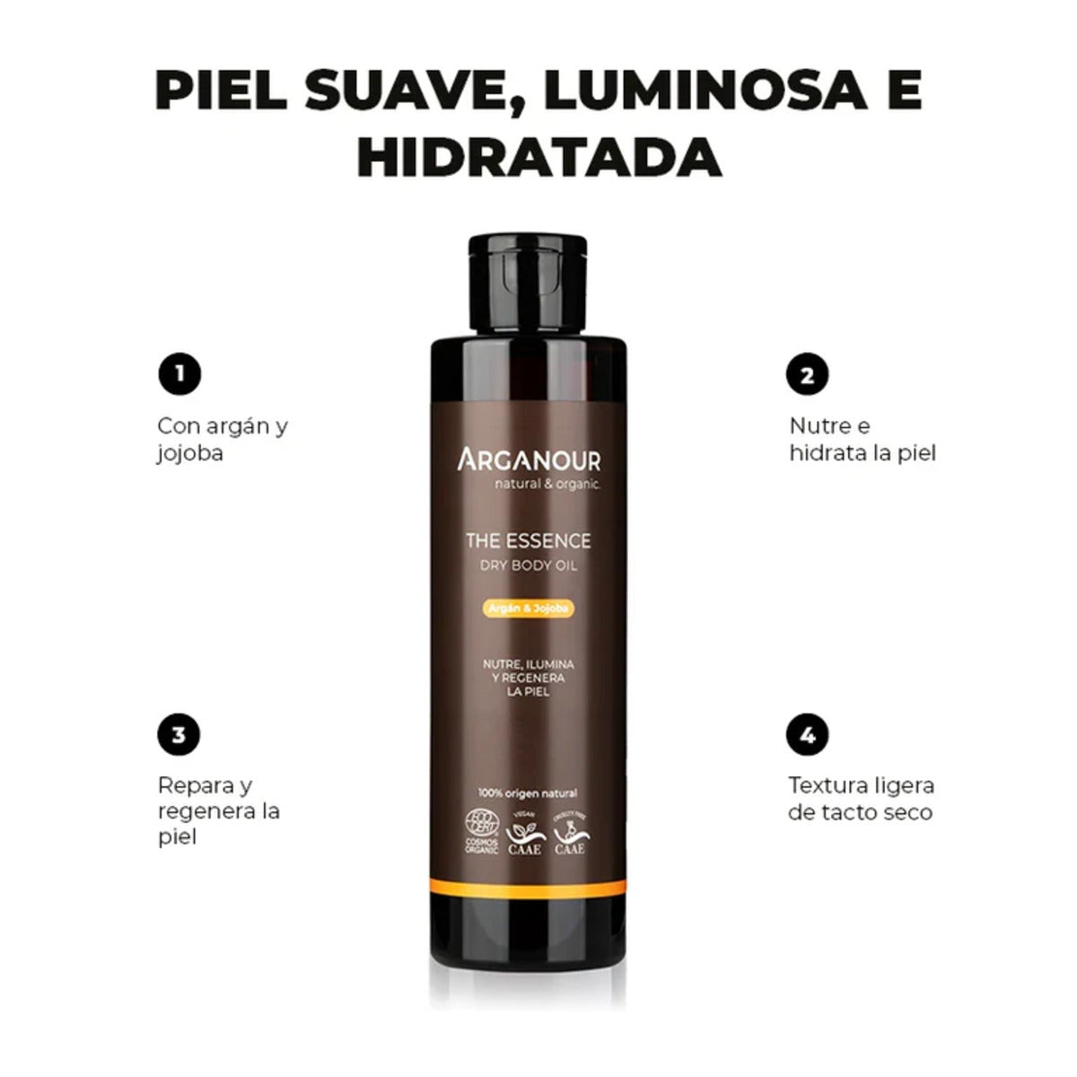 The Essence Organic Arganour Dry Vitamin Body Oil 200 ml