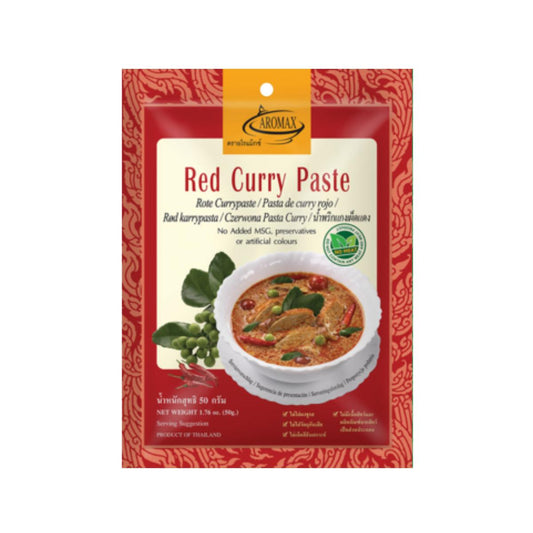Pâte de curry rouge Aromax 50 g