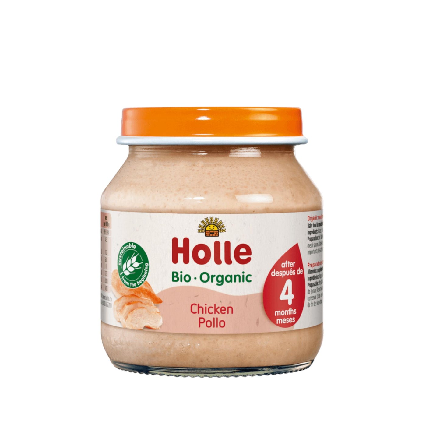 Mini-Glas Huhn (ab dem 4. Monat) Eco/Dem Holle 125 g