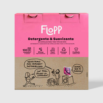 Flapp Weichspülerbox, 100 Kapseln