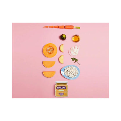 Confezione da 12 vasetti BIO Guisito di fagioli Smileat, 230 g