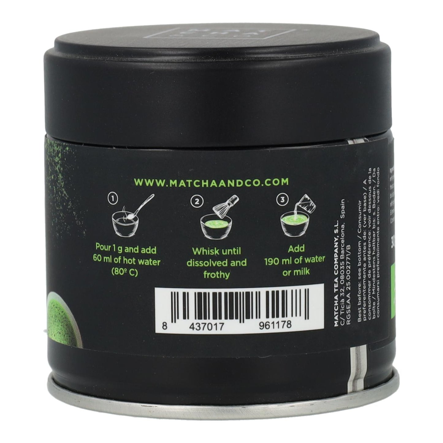 Matcha-Tee Premium Ceremonial 100 % biologisch Matcha & CO 80 g