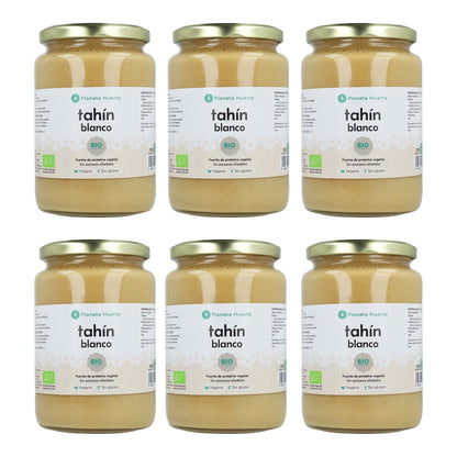 Pack 6x Tahin de sésamo Blanco ECO Planeta Huerto 700g