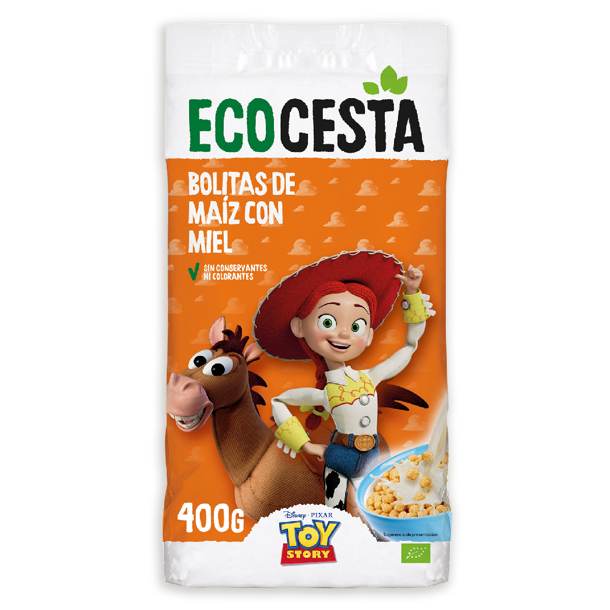 Bio-Maisbällchen mit Honig Kids Disney Edition Ecocesta 400 g