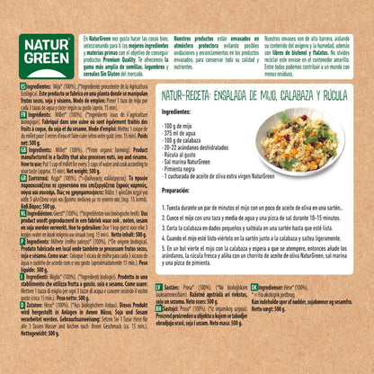 Millet Bio Naturgreen, 500 g