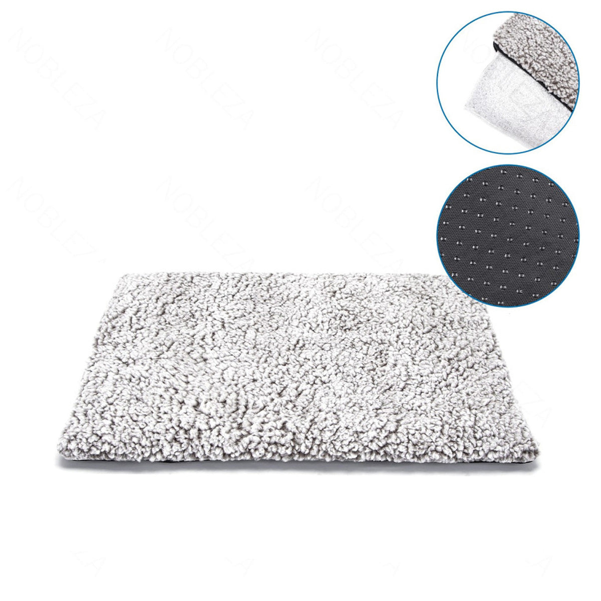 Tapis chauffant pour animaux de compagnie 115 x 70 cm Nobleza