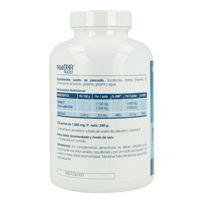 Pakket 2x NuaDHA 1000 Laboratorios Nua 132 capsules