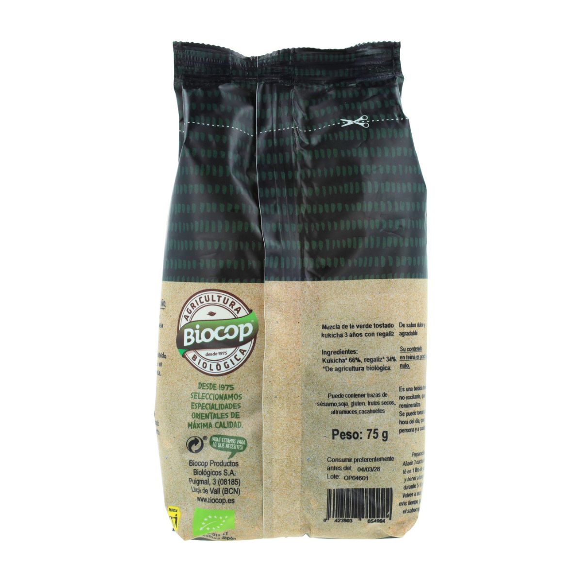 3-year-old Kukicha tea with liquorice Biocop 75 g
