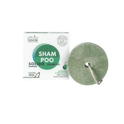 Odżywczy i ochronny szampon w kostce bez pozostałości 64 g ekologiczny Officina Naturae