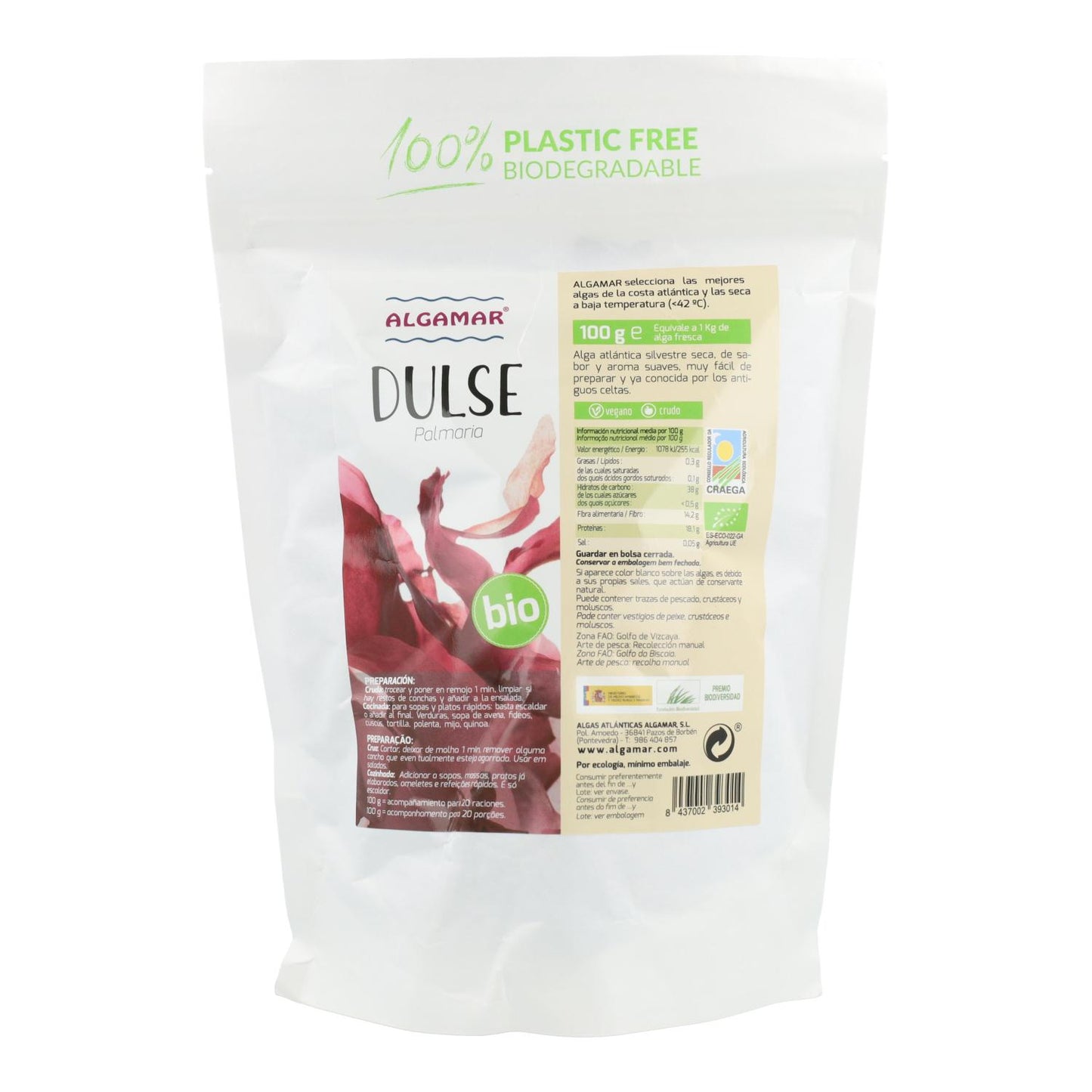 ALGAMAR Dulse Seaweed, 100 g