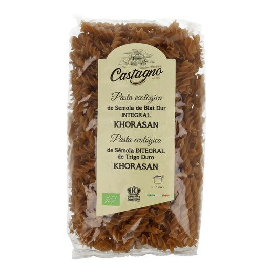Bio-Vollkorngrieß-Spiralnudeln Khorasan Castagno 500 g