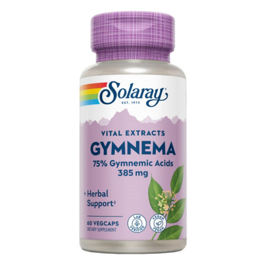 Gymnema 385 mg Solaray, 60 capsules