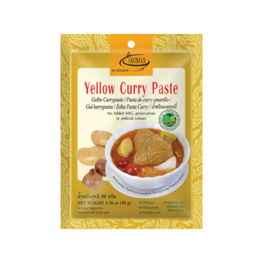 Pâte de curry jaune Aromax 50 g