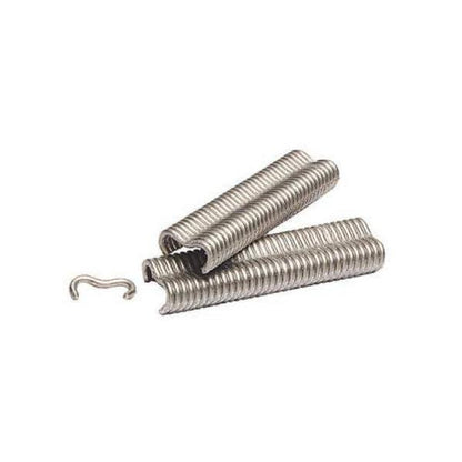 Verzinkte Grafit-Klammern zur Befestigung von Maschendraht Nortene 150 Stück 20 mm