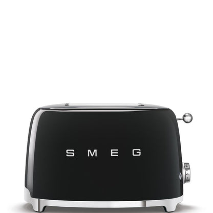 Brödrost SMEG 2 fack 50's Style svart Nego Mate