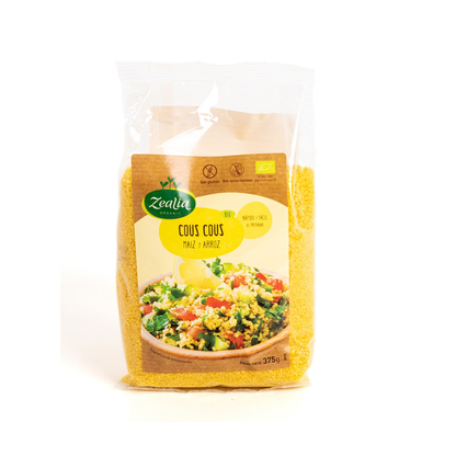 Cous cous di mais e riso BIO senza glutine Zealia 375 g