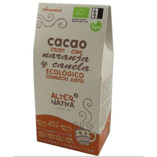 Cacao Puro Armonía con Canela y naranja Alternativa 125 g