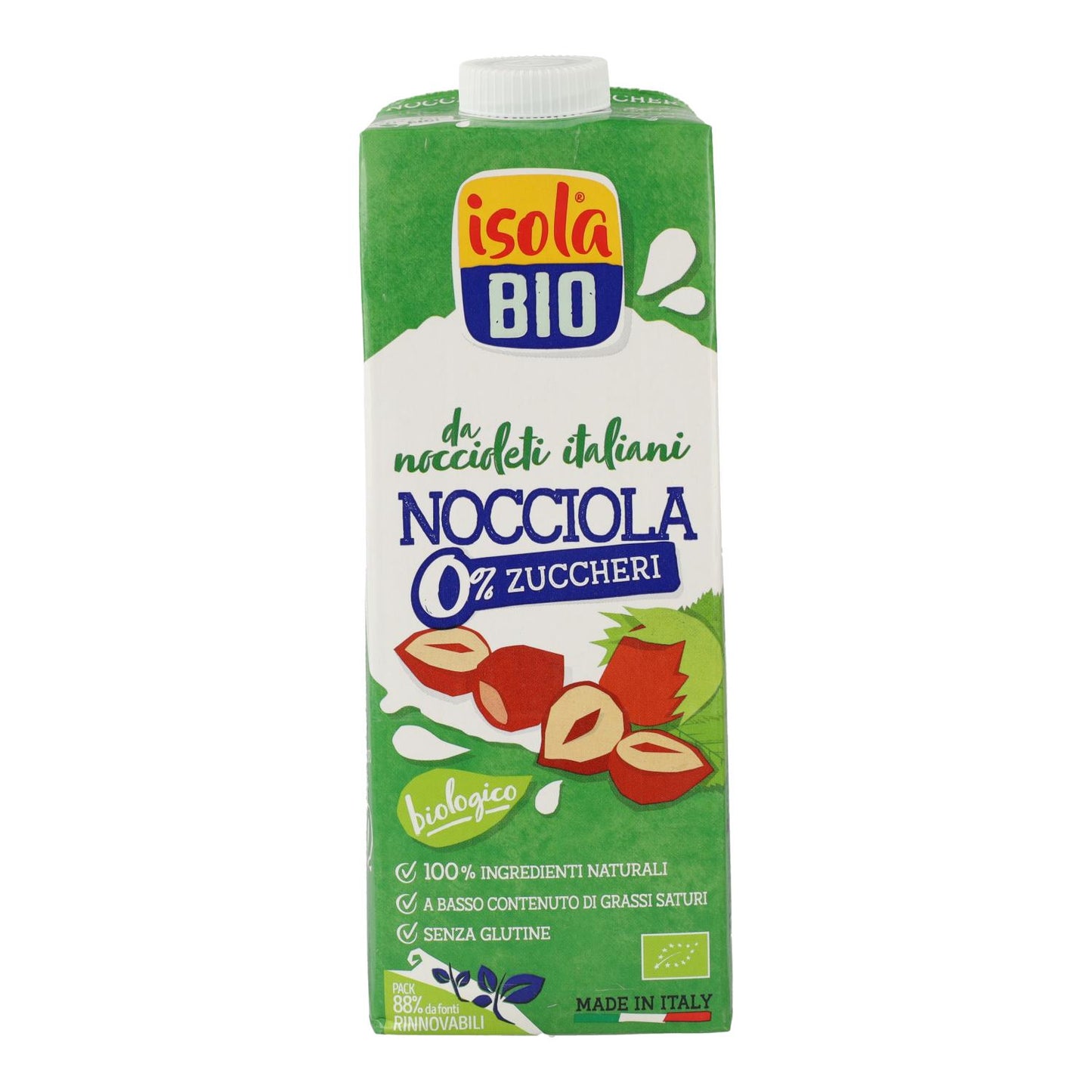 Boisson aux noisettes BIO Isola Bio 1 L