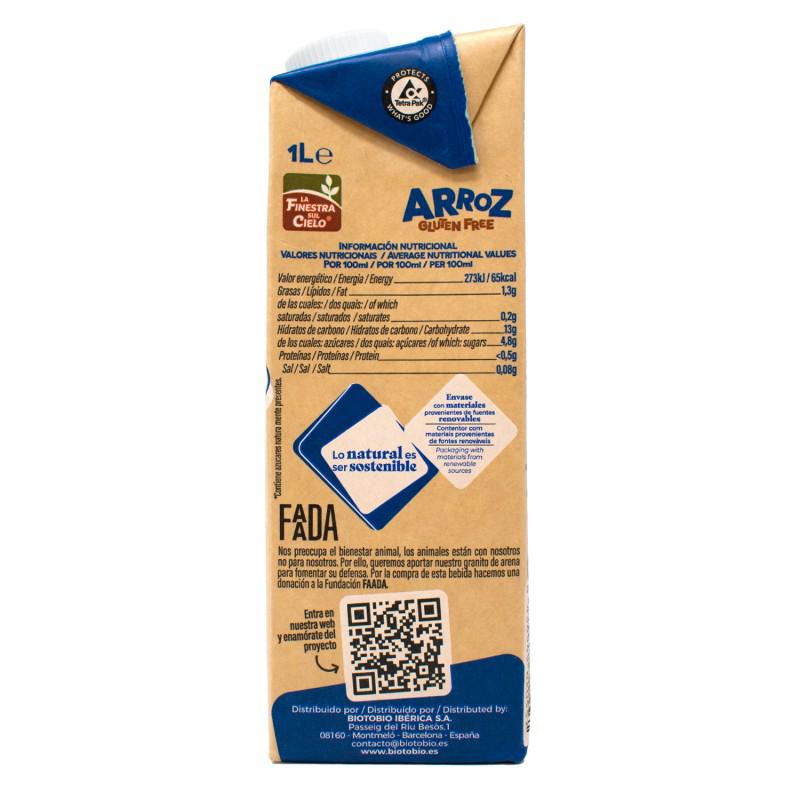 Napój ryżowy bezglutenowy Bio La Finestra Sul Cielo 1 l