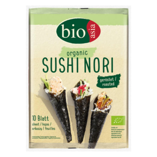 Bio-Nori-Algen, getrocknet und geröstet, Bioasia, 25 g