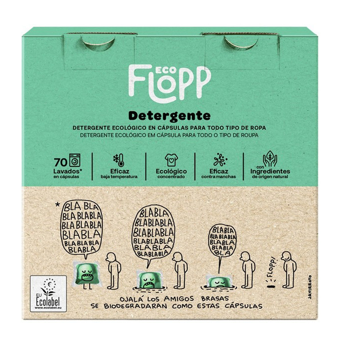 Detergente per bucato BIO Eco Pack Flopp 70 capsule