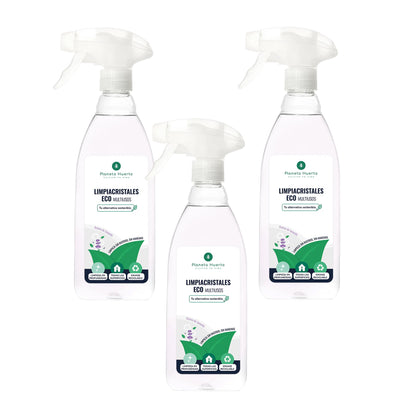 Pack 3xLimpiacristales Y Multiusos Eco Planeta Huerto 750ml