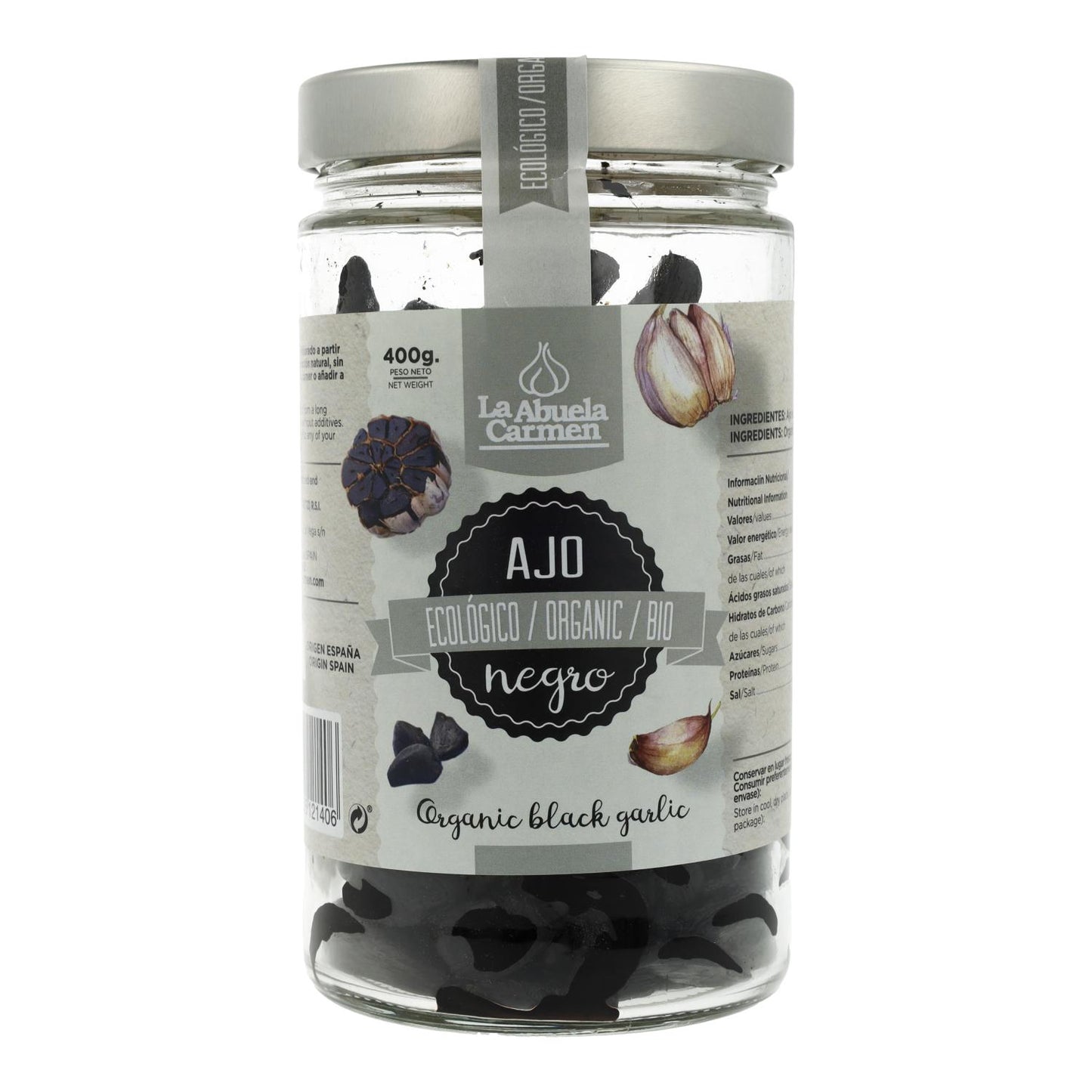 Ail noir en pot en verre La Abuela Carmen 400 g
