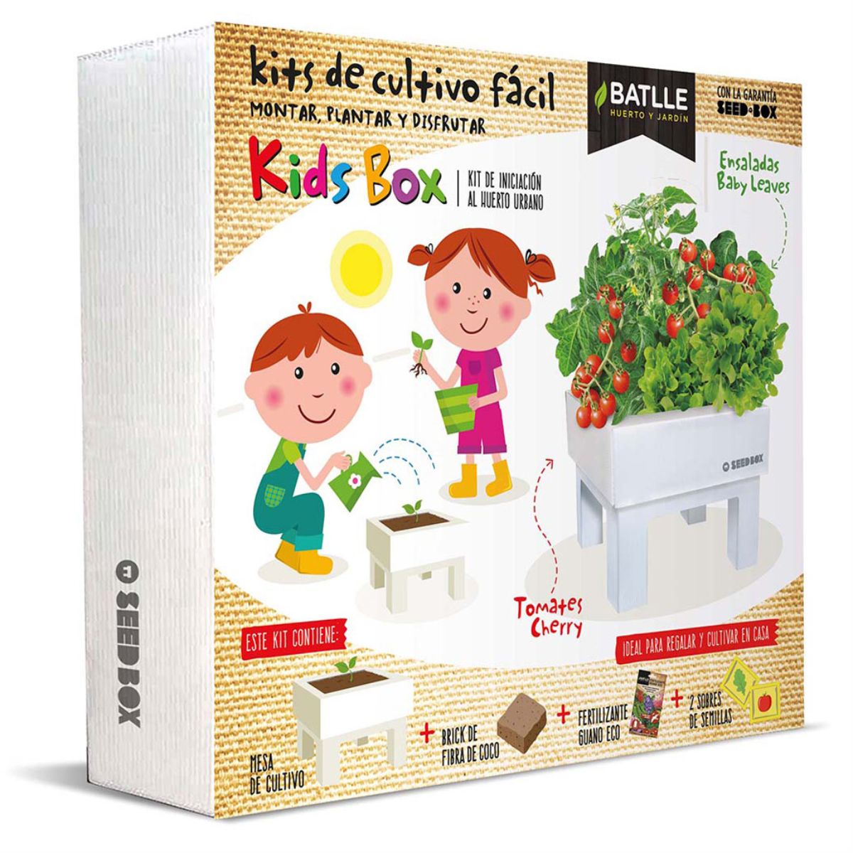 Anzuchtset für Kinder Seed Box Kids Batlle