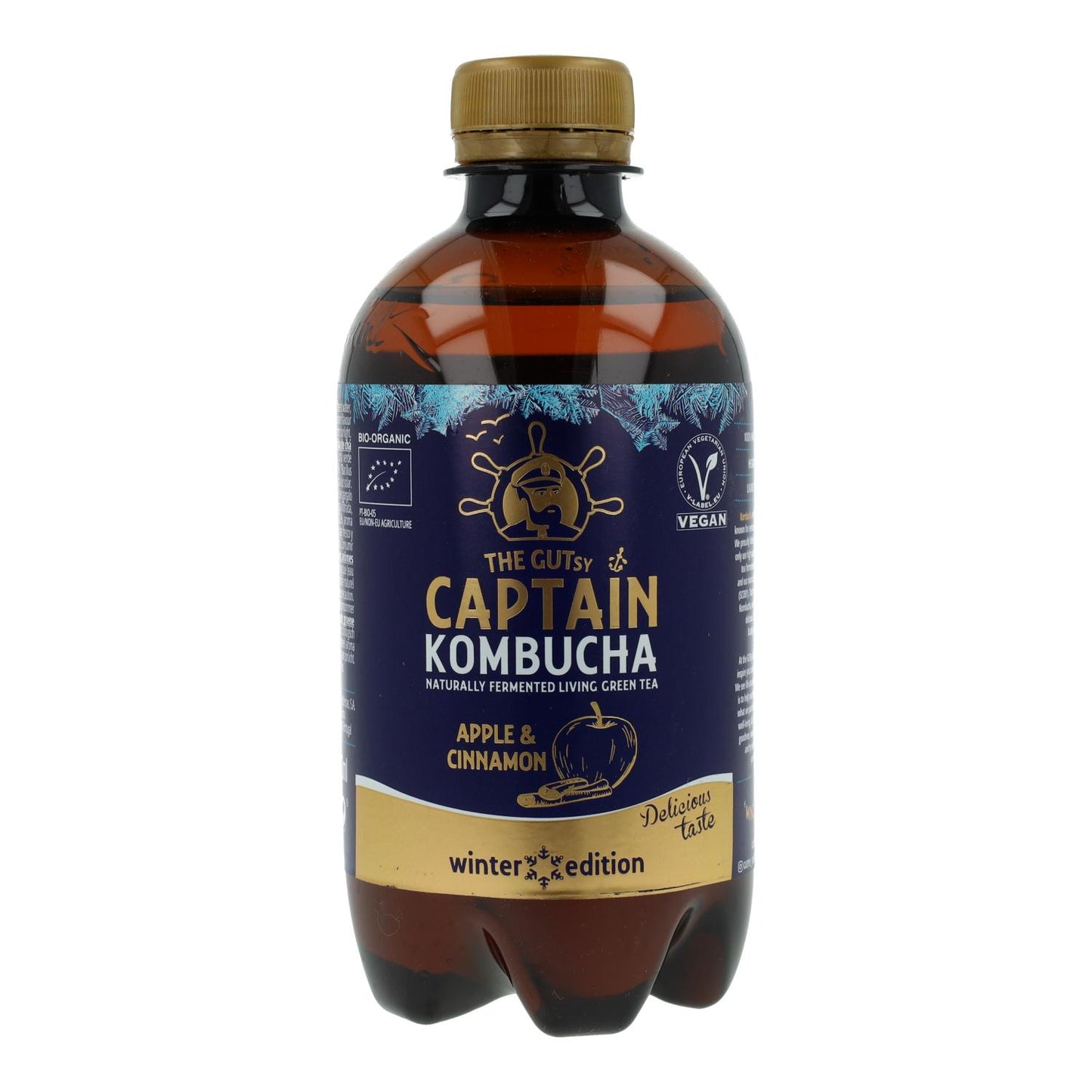 Captain Kombucha Apple & Cinnamon „Edycja zimowa” 400 ml