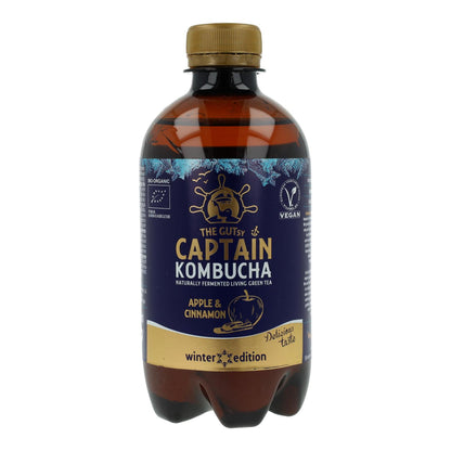 Captain Kombucha Apple & Cinnamon „Edycja zimowa” 400 ml