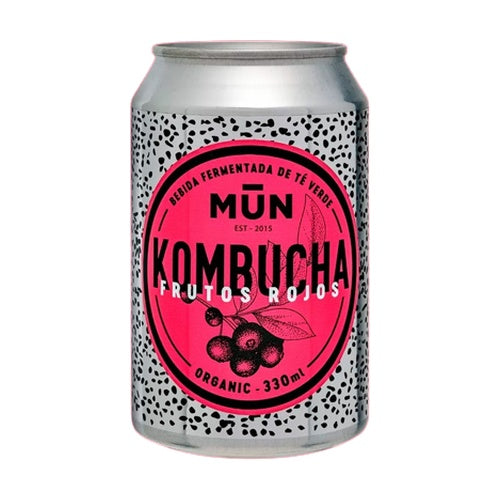 Kombucha Rote Früchte Dose ECO Mun 330 ml