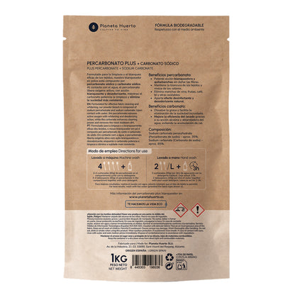 Wybielacz Percarbonate Plus do prania Planeta Huerto 1 kg