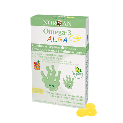 Omega-3 ALGA Jelly NORSAN 45 g gelégodis