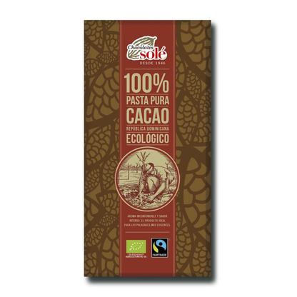 3er-Packung mit 100% reiner Kakaoschokolade von Solé Chocolates, je 90 g