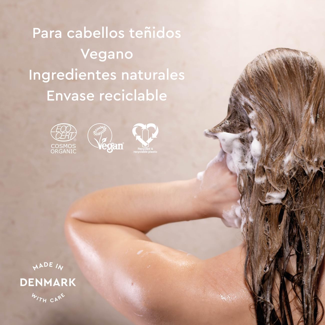 Shampooing Soft Wild Rose Color Urtekram, 500 ml