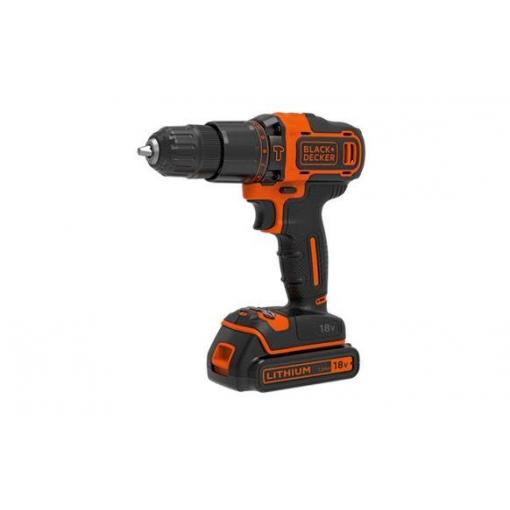 18 V slagborrmaskin + 10 mm borrhållare BLACK+DECKER