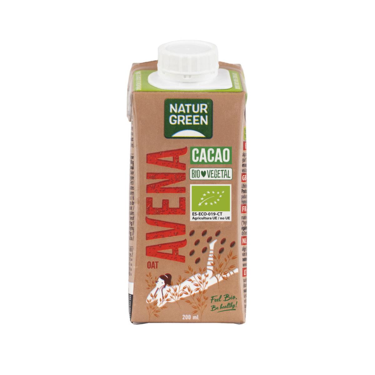 Bevanda all'avena e cacao NaturGreen 200 ml