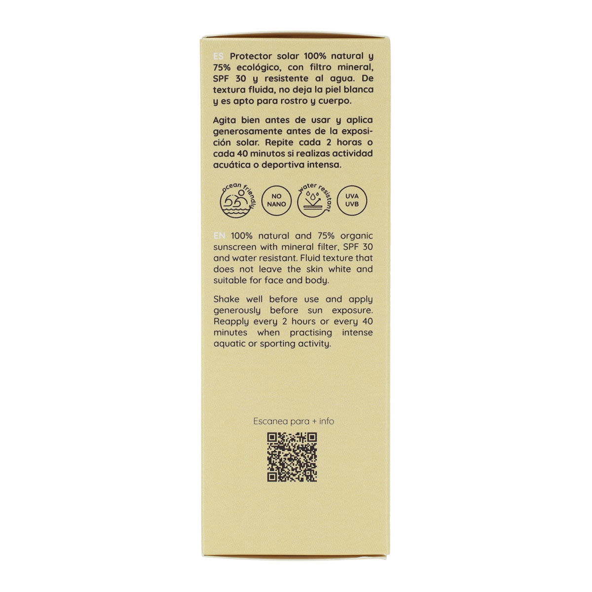 Crema solare fluida SPF 30 BIO Matarrania 100 ml